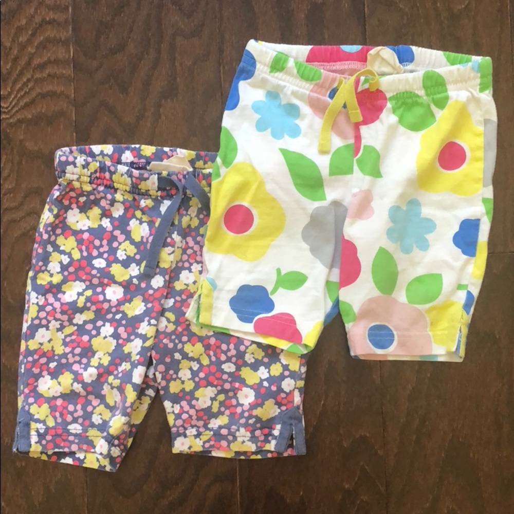 Mini Boden jersey crop shorts lot size 1.5 year